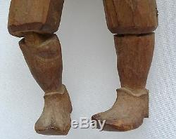 Exceptional Articulated Carved Folk Art Caricature Character