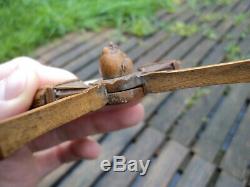 Exceptional Marriage Wooden Clamp Britain Nineteenth Folk Art