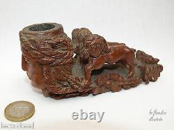 Fabulous Large Carved Pipe Stove 18th
