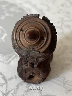 Figural corozo pipe bowl, Egyptian Campaign, Ottoman, ethnic