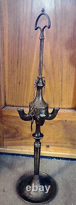 Florentine oil lamp with 4 spouts 1900