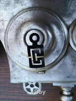 Folk Art Old Wrought Iron Lock Key Chiave