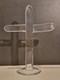 Folk Art / Curiosity &ndash; Large Blown-glass Crucifix, H. 36 Cm, Circa 1970