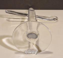 Folk art / Curiosity – Large blown-glass crucifix, H. 36 cm, circa 1970