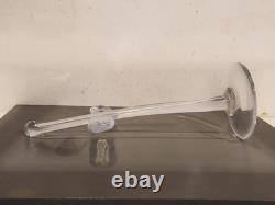 Folk art / Curiosity – Large blown-glass crucifix, H. 36 cm, circa 1970