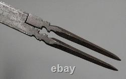 Forged Iron Stone Mason’s Compass, 18th Century