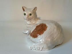 Former Big Cat Ceramic Glazed France Bavent -1900