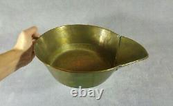 Former Brass Draw-out Basin Tinned Champagne Vigneron Art-popular Xixth