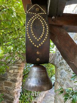 Former Cow Bell Devouassoud Chamonix No 3 With Leather Collar