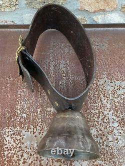 Former Cow Bell Devouassoud Chamonix No 3 With Leather Collar