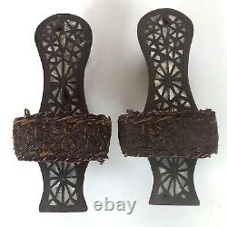 Former Kabkab Hammam Sandals Wood And Mother-of-pearl Ottoman Turkey Syria