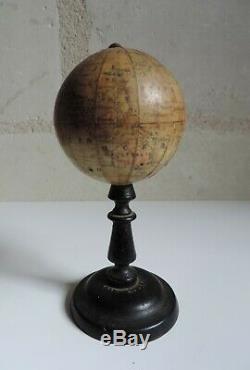 Former Small Globe, World Map Forest J. Paris
