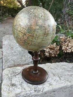 Globe Earth Glob Old Brand Jordglob Columbus-verlag Berlin Lichterfeld