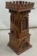 Gothic Popular Art 19th Century Medieval Wooden Castle Middle Ages Wood Sculpture Woodwork