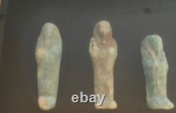 Group of 5 Ushabti (with certificate of authenticity)