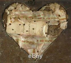 Heart, Marriage, Ex Voto, Love, Collage, 18th, Empire, Object Curiosity
