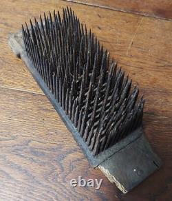 Hemp carding comb popular art 19th century