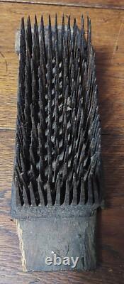 Hemp carding comb popular art 19th century