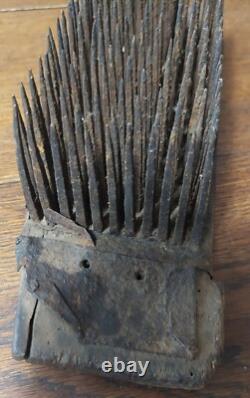 Hemp carding comb popular art 19th century