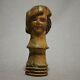 High Epoque Wood Head Carved Chess Game, Tool Handle, Doll, Puppet
