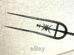 High Time Old Tool Art Popular Fork Rot Iron Forge Decor Eighteenth