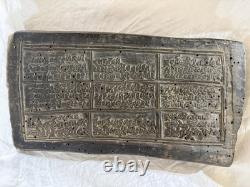 Himalayan Antiquities, Beautiful Carved Panels with Inscriptions, 19th Century