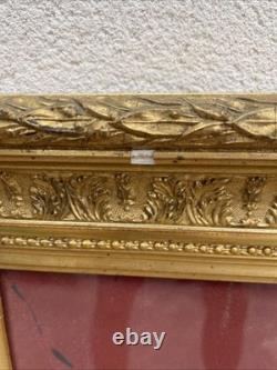 Immaculate Conception Virgin Mary Napoleon III Framed Embroidery 96X78 Beautiful Condition