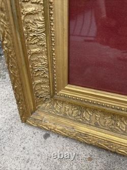 Immaculate Conception Virgin Mary Napoleon III Framed Embroidery 96X78 Beautiful Condition