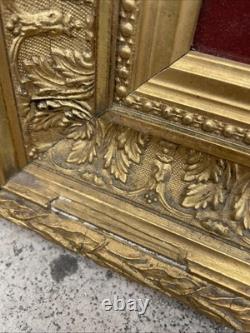 Immaculate Conception Virgin Mary Napoleon III Framed Embroidery 96X78 Beautiful Condition