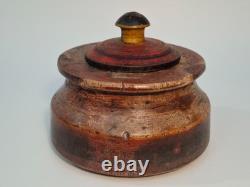 Indian box for spices or incense or tikka box / India (Décoretout31)