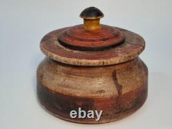 Indian box for spices or incense or tikka box / India (Décoretout31)