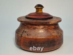 Indian box for spices or incense or tikka box / India (Décoretout31)