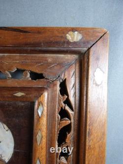 Indochina Wood Plateau with Pierced Design and Mother-of-Pearl Inlay, Late 19th Century
