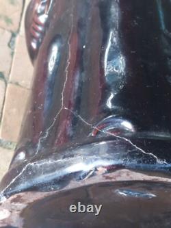 Jacquot pitcher / jug, in glazed terracotta, Antique 18th century