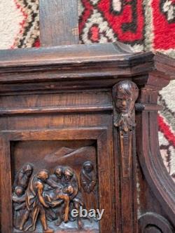 Jansenist Christ in Wood from the 19th Century Napoleon III Period