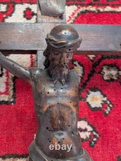 Jansenist Christ in Wood from the 19th Century Napoleon III Period