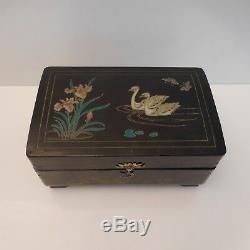 Jewelry Box Music Box Handmade Art Nineteenth Vintage New Asia
