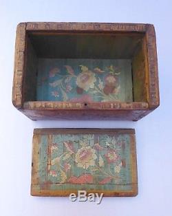 Lady's Work Box, 18th Century, Straw Marquetry