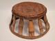 Laotian Bamboo And Rattan Stool / Laos, Early 1900s / Asian (d&eacute;coretout31)
