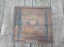 Large 18th-century folk art storage box