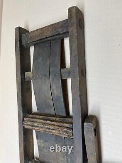 Large 19th Century Antique Rattle, Folk Art