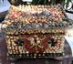 Large Box Antique Shell And Coral Decor Box