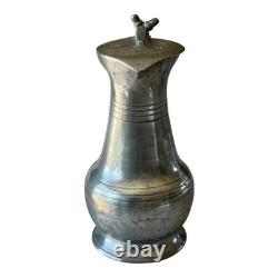 Large Falaise pewter pitcher, 18th century