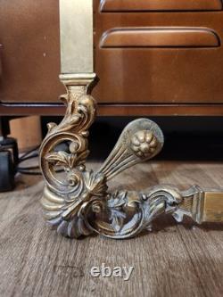 Large Frame with Mirror in Bronze and Brass