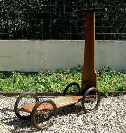 Large Scooter 1964 Folding Vintage Wood Scooter