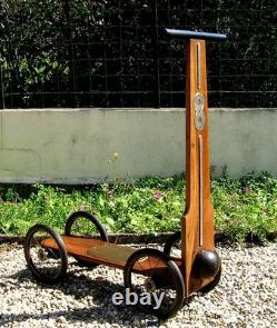 Large Scooter 1964 Folding Vintage Wood Scooter