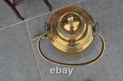 Large Table Kettle Table Fountain Yellow Copper 18th Century