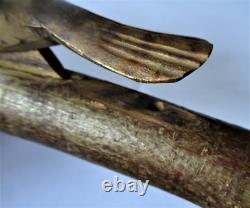 Large ancient whistle bird call in hazel wood popular art