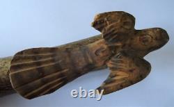 Large ancient whistle bird call in hazel wood popular art
