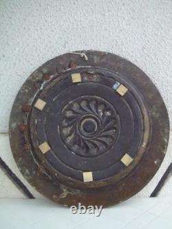 Large brass offering dish, 17th century